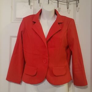 Women's Red Blazer Size  Medium